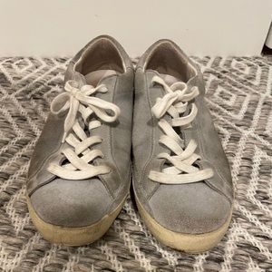 UNISEX Low top grey suede golden goose superstars